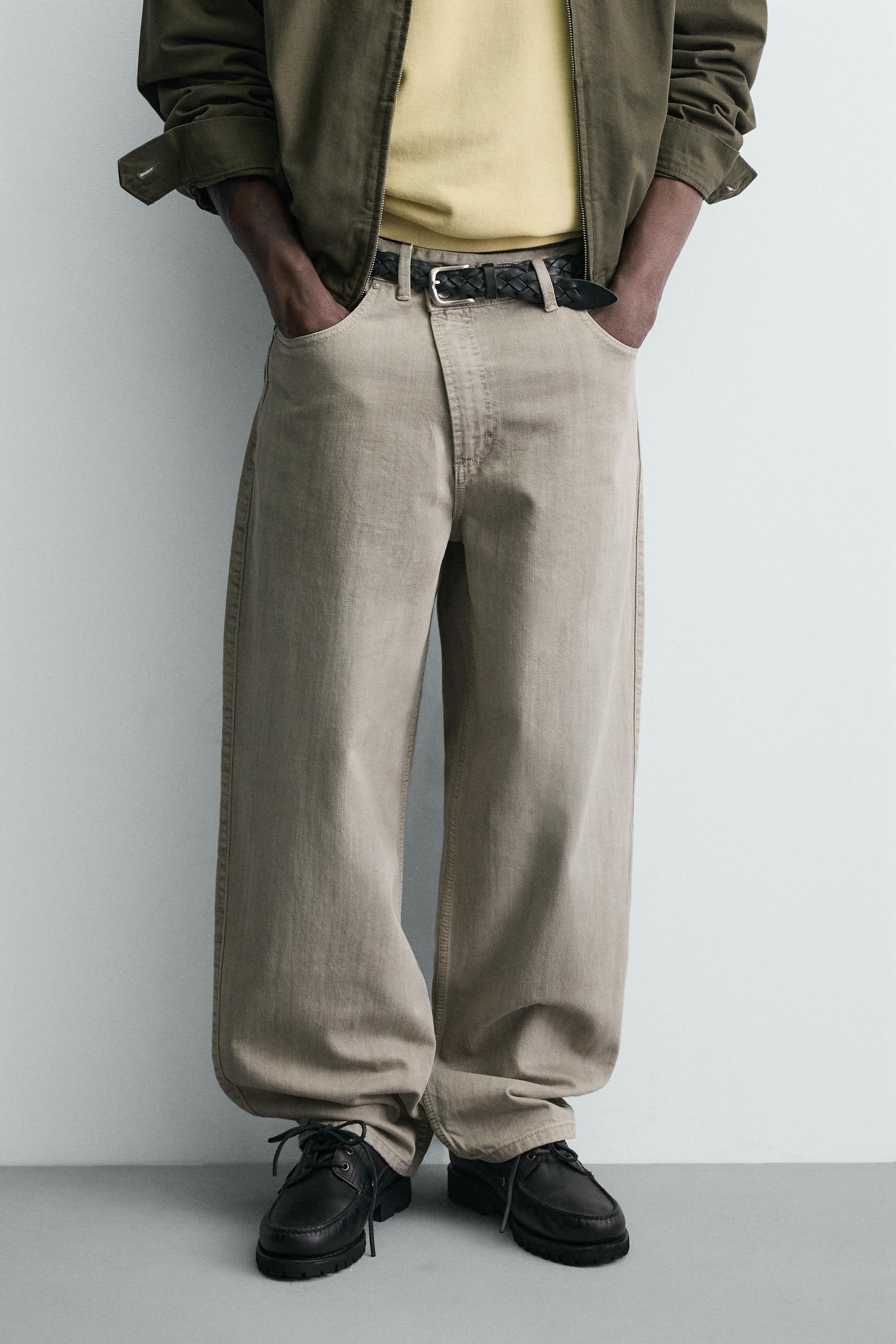 PANTALON COUPE DÉCONTRACTÉE À FERMETURE CROISÉE
